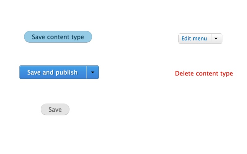 buttons looking inconsistent